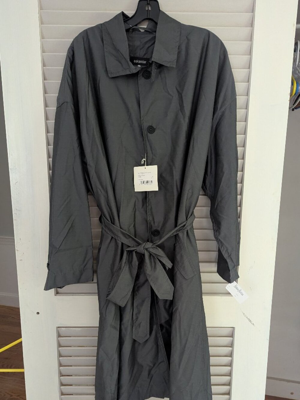 NWT Eskandar rain coat